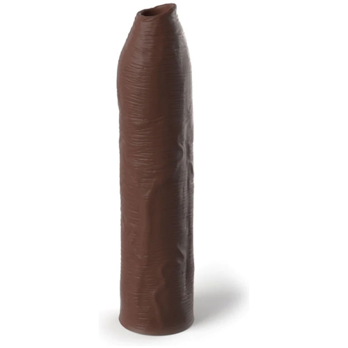 Fantasy X-Tensions Elite Uncut 7 Inch Extension Sleeve - Brown