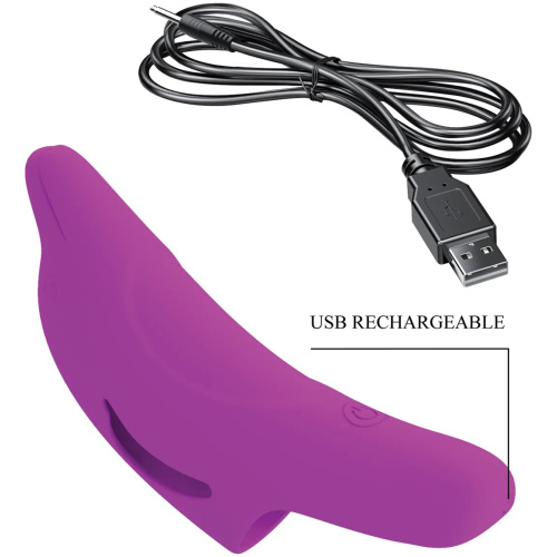 Delphini Dolphin Honey Finger Vibrator - Fuchsia