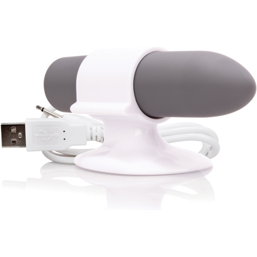 Charged Positive Rechargeable Vibe - Grey