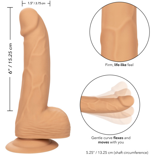Silicone Stud 6 Inch - Ivory