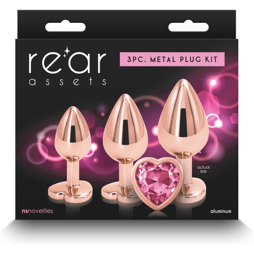 Rear Assets - Trainer Kit - Rose Gold - Pink Heart