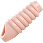 Really Ample Ribbed Penis Enhancer Sheath