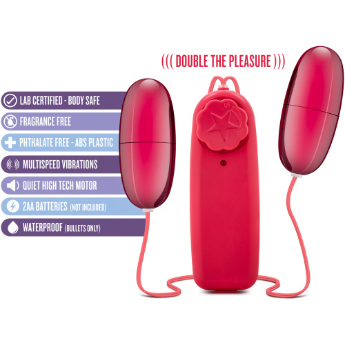 B Yours Double Pop Eggs - Cerise