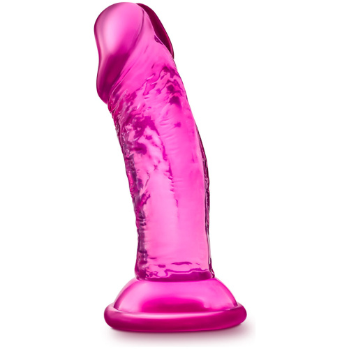 B Yours - Sweet n' Small 4 Inch Dildo With Suction Cup - Pink