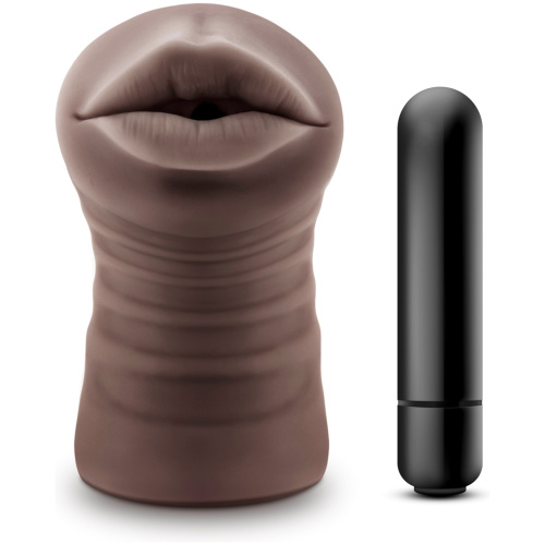 Enlust - Krystal - Vibrating Stroker - Brown