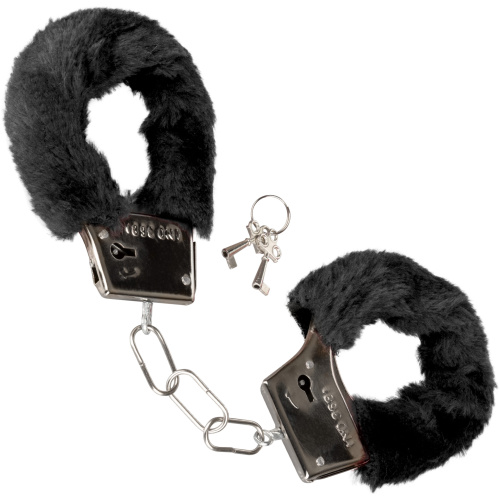 Playful Furry Cuffs - Black