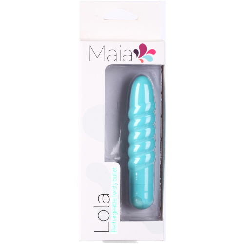 Lola 10 Function Vibrating Twisty Bullet - Teal