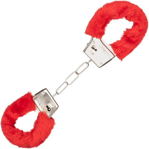 Playful Furry Cuffs - Red
