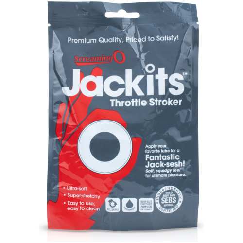 Jackits Throttle Stroker - Clear - Each