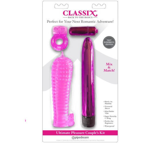 Classix Ultimate Pleasure Couples Kit - Pink