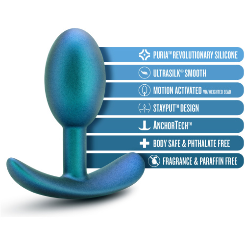 Anal Adventures Matrix - Nebula Plug - Lunar Blue