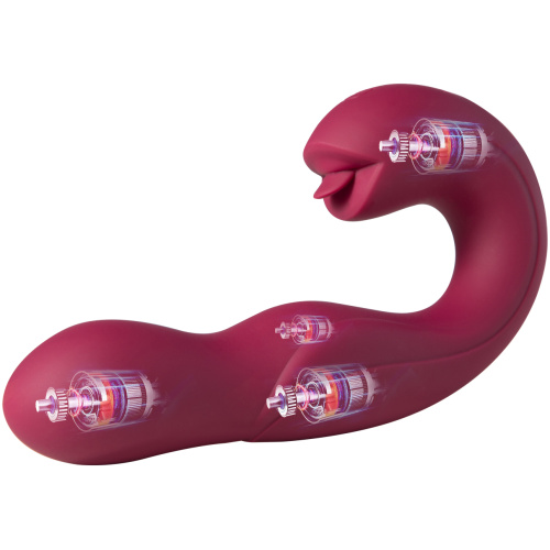 Joi Pro - Remote Control G-Spot and Clit Stimulator - Maroon
