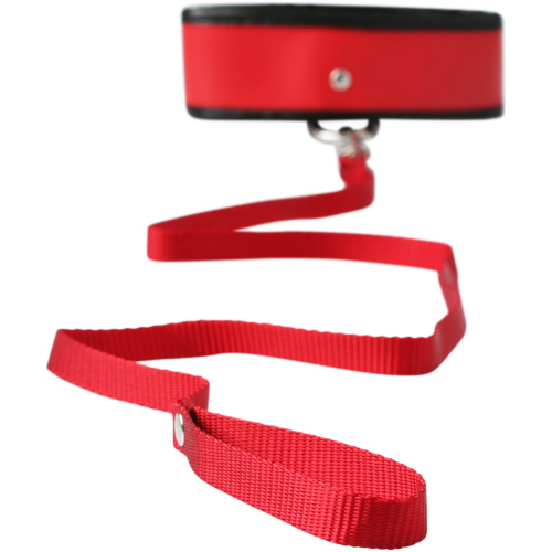 Sex and Mischief Leash and Collar - Red