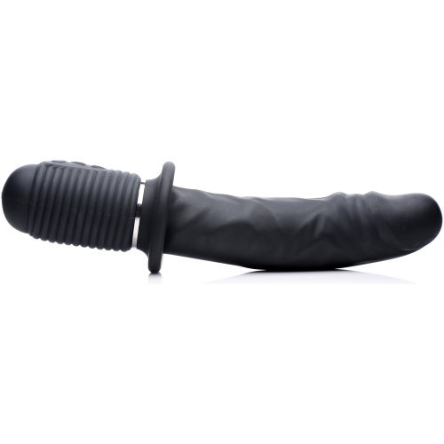 Power Pounder Vibrating and Thrusting Silicone Dildo