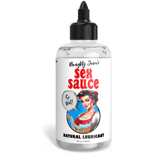 Naughty Jane's Sex Sauce Natural Lubricant 8oz