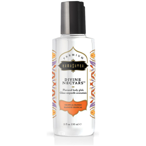 Divine Nectars Flavored Body Glide - Tropical Mango - 5 Fl Oz. 150ml
