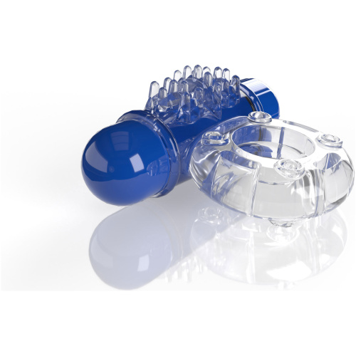 Screaming O 4b - Owow Super Powered Vibrating Ring - Blueberry