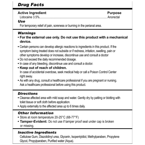 Numb Desensitizing Water Based Lubricant  - 8 Fl. Oz. / 236 ml