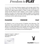 Playboy Pleasure - Put in Work - Kegel Balls Set - Acai Ombre