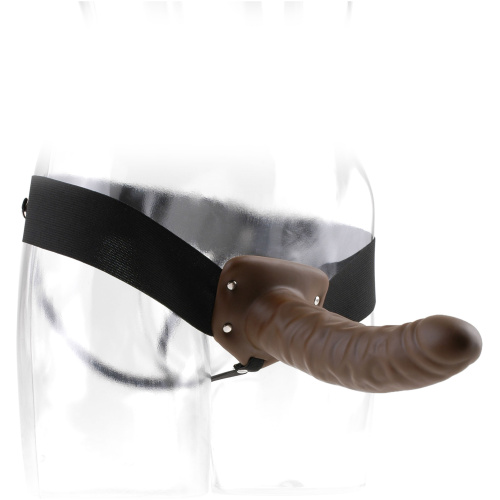 Fetish Fantasy Series 8 Inch Hollow Strap-on -  Brown