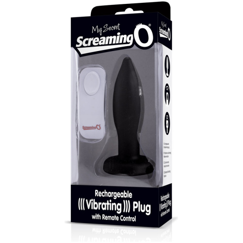 My Secret Remote Vibrating Plug - Black