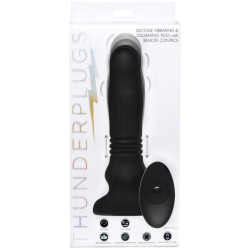 Silicone Swelling & Thrusting Plug With Remote Control