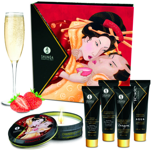 Geisha's Secrets Gift Set - Sparkling Strawberry Wine