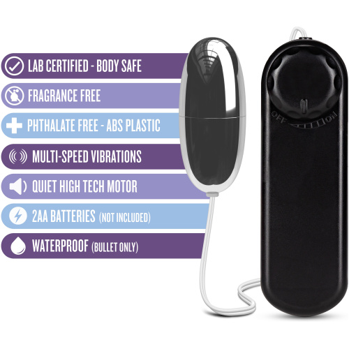 B Yours - Silver Power Bullet - Black