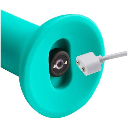 Ergo Super Flexi III Dong Soft and Flexible Liquid Silicone With Vibrator - Teal