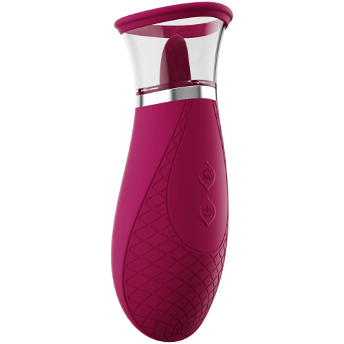 Scioness - Sucking and Licking Clitoral Stimulator - Wine Purple