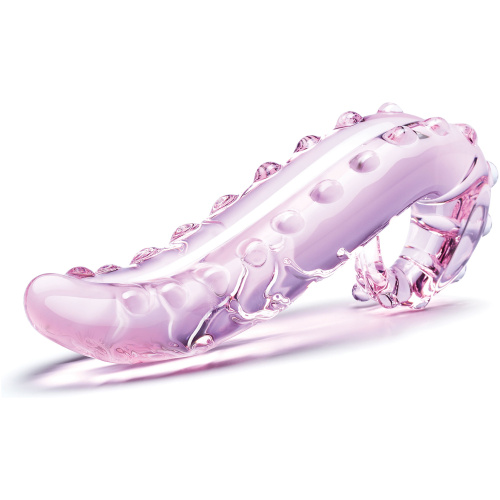 6 Inch Lick-It Glass Dildo