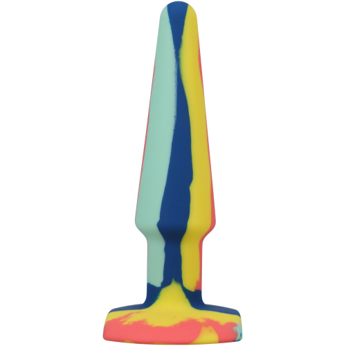 A-Play Groovy Silicone Anal Plug 5 Inch - Sunrise