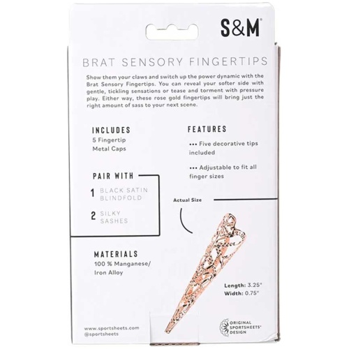 Brat Sensory Fingertips - Rose Gold
