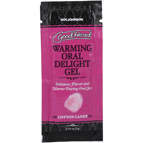 Goodhead - Warming Oral Delight Gel - Cotton Candy - 0.24 Oz