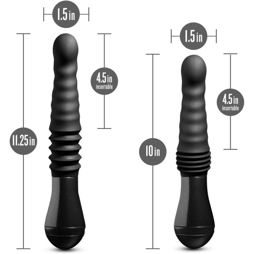 Temptasia - Lazarus - Thrusting Dildo - Black