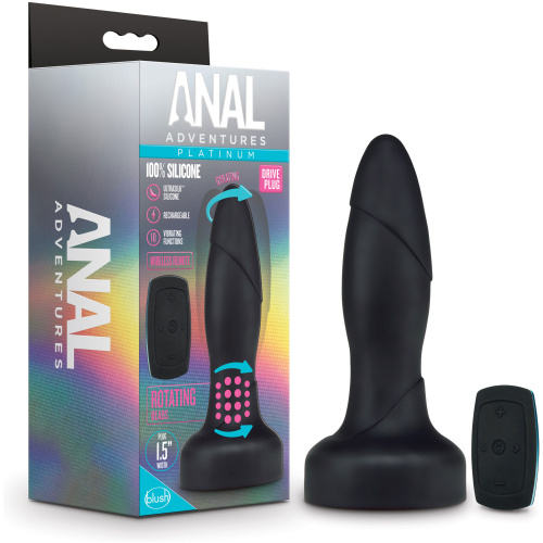 Anal Adventures Platinum - Drive Plug - Black