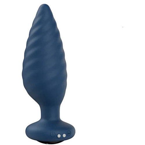 Noah - App Controlled Rotating Butt Plug - Blue