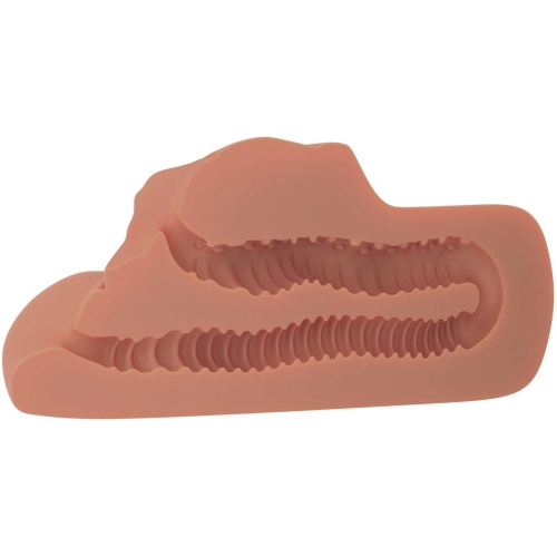 Perfect Pussy Double Stroker - Tan