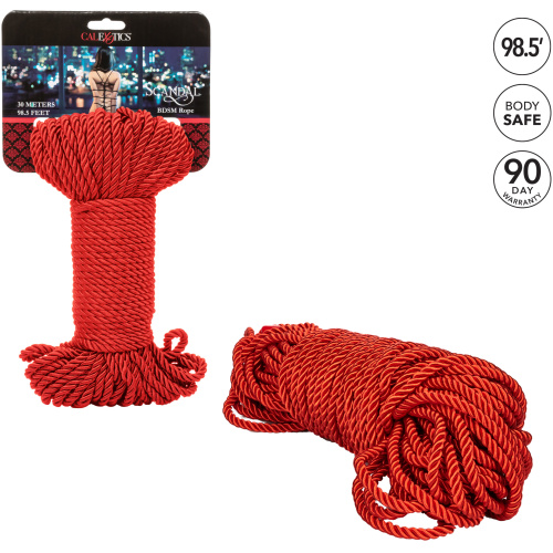Scandal BDSM Rope 98.5ft/ 30m - Red