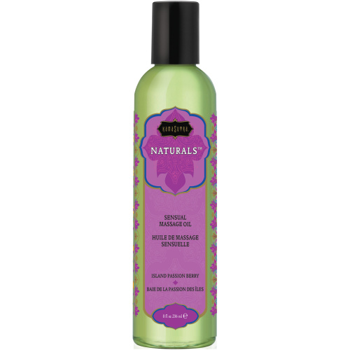 Naturals Massage Oil - Island Passion Berry - 8 Fl. Oz.