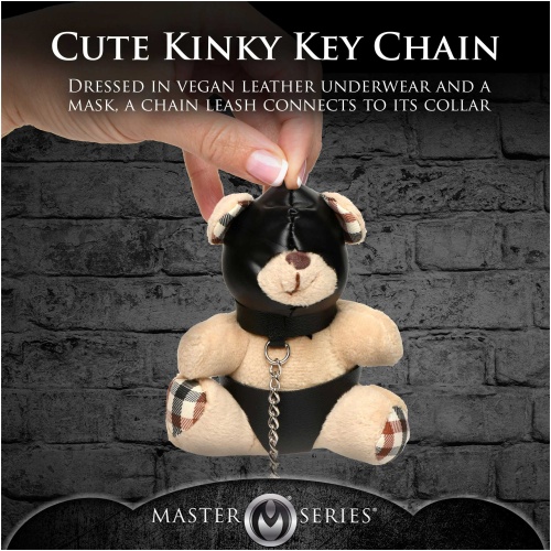Hooded Teddy Bear Keychain