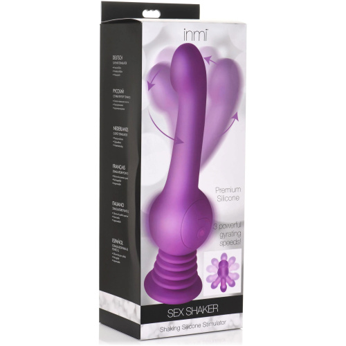 Sex Shaker Shaking Silicone Stimulator - Purple