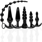 The 9's Try-Curious Anal Plug Kit - Black