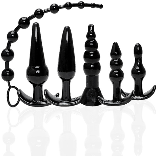 The 9's Try-Curious Anal Plug Kit - Black