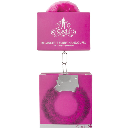 Beginner's Furry Handcuffs - Pink