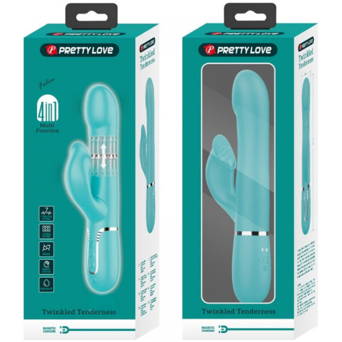 Falin Rabbit Vibrator Pearls - Turquoise