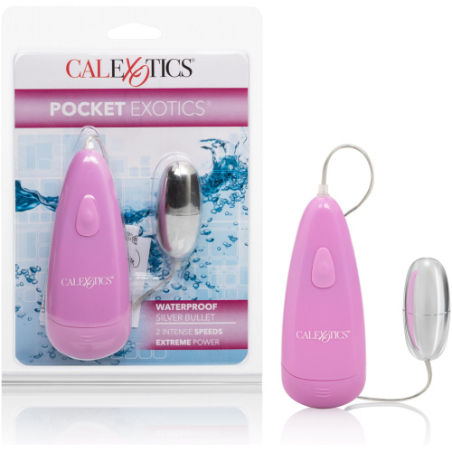 Pocket Exotics Waterproof Silver Bullet - Pink