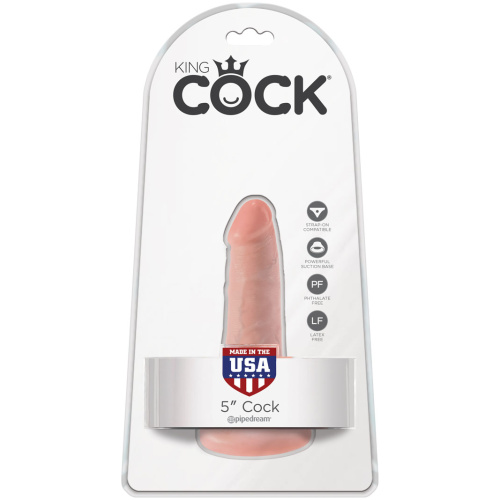 King Cock 5 Inch Cock - Light