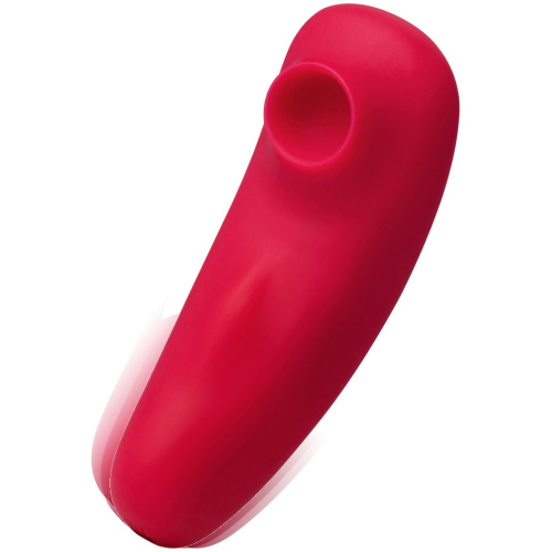 Remi 15-Function Rechargeable Remote Control Suction Panty Vibe - Red