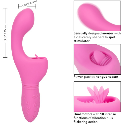 Rechargeable Butterfly Kiss Flicker - Pink